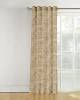 Cream color readymade curtains available in eyelet pattern at best rates